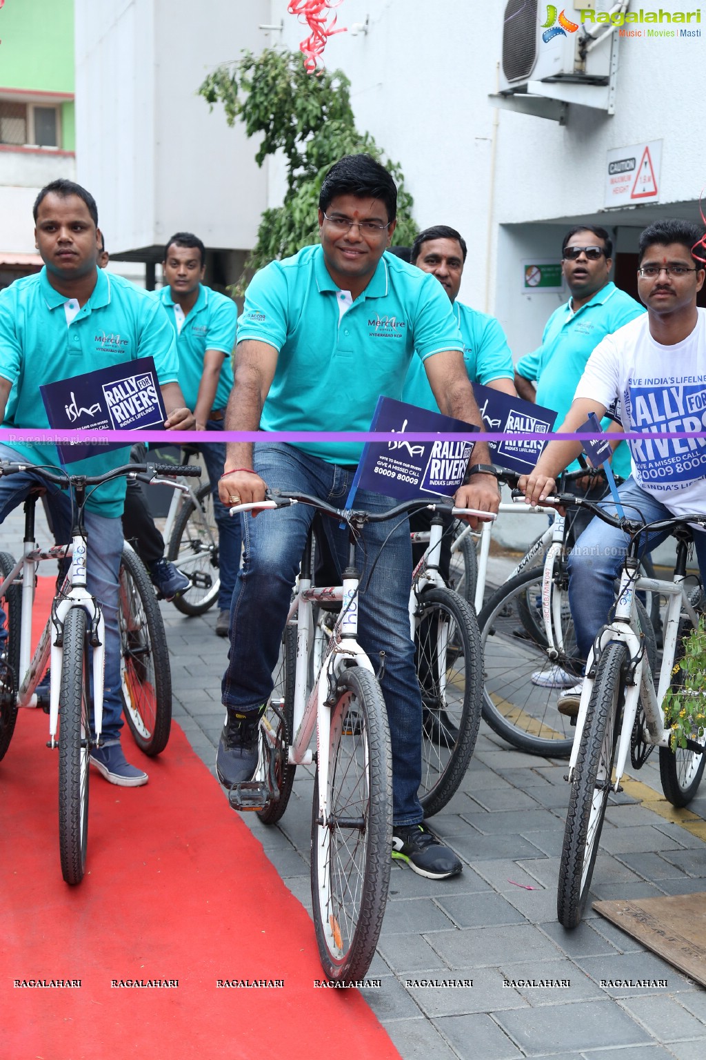 Rally For Rivers Ride by Mercure Hyderabad KCP and Isha Foundation