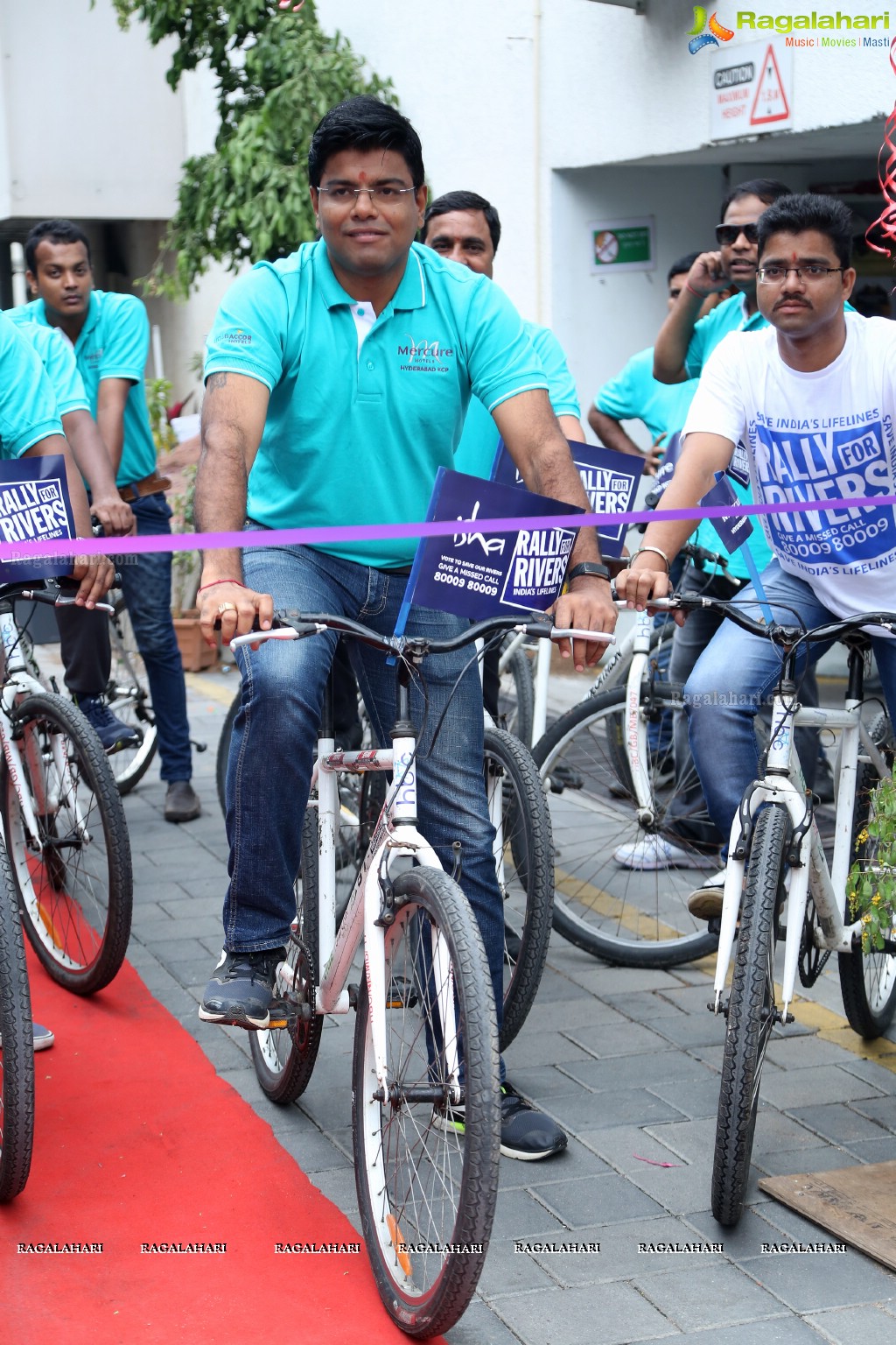 Rally For Rivers Ride by Mercure Hyderabad KCP and Isha Foundation