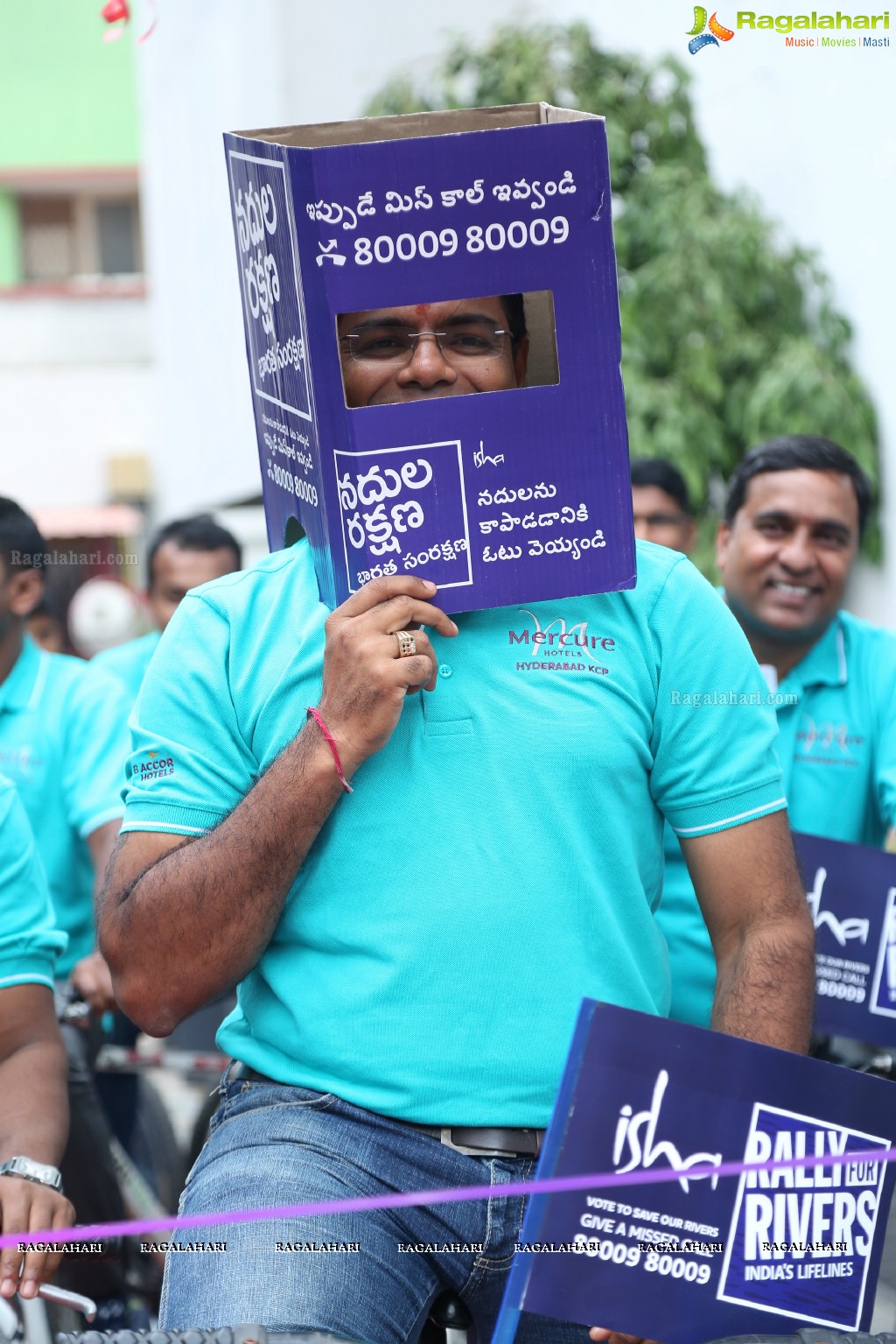 Rally For Rivers Ride by Mercure Hyderabad KCP and Isha Foundation