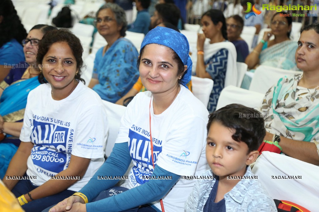 Rally For Rivers Event - MM Keeravani In Conversation with Sadhguru at Gachibowli Indoor Stadium