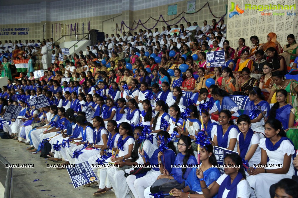 Rally For Rivers Event - MM Keeravani In Conversation with Sadhguru at Gachibowli Indoor Stadium