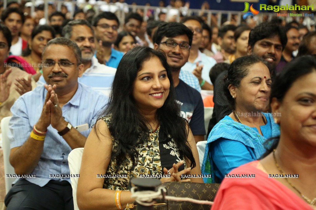 Rally For Rivers Event - MM Keeravani In Conversation with Sadhguru at Gachibowli Indoor Stadium