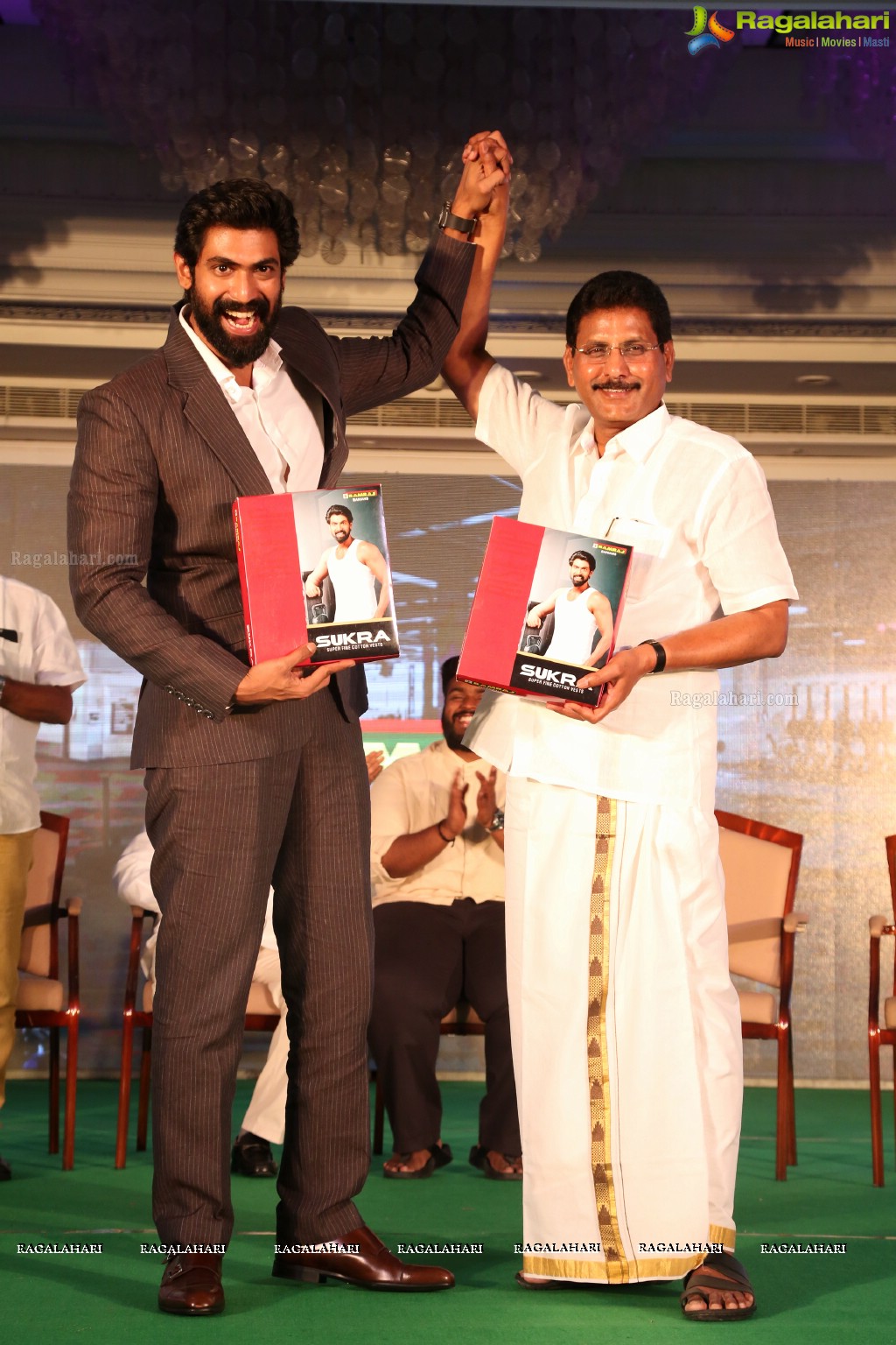 Rana Daggubati As Brand Ambassador For Ramraj Cotton's New Line Of Vests