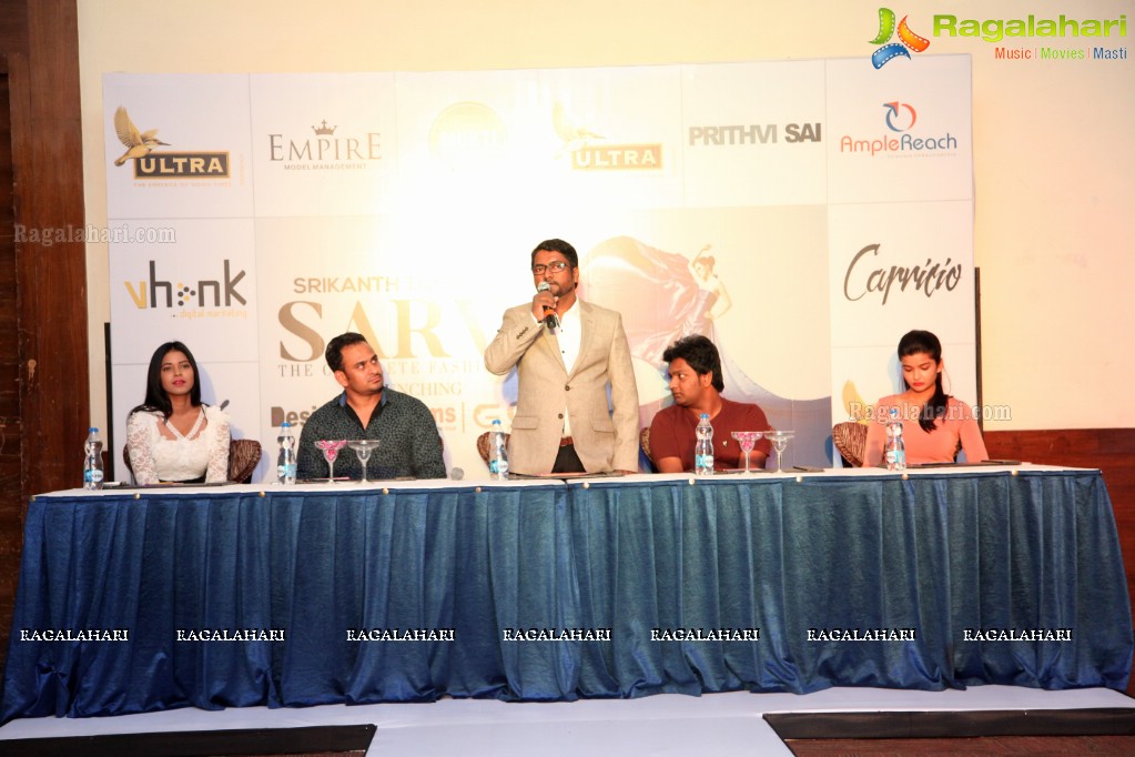 Sarva Curtain Raiser by Designer Srikanth at The Manohar, Begumpet