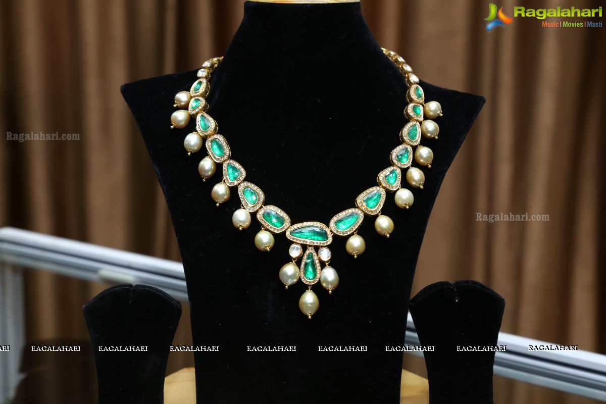 Diamond and Uncut Polki Jewellery Showcase by Shalini Modani at Jubilee Hills International Centre