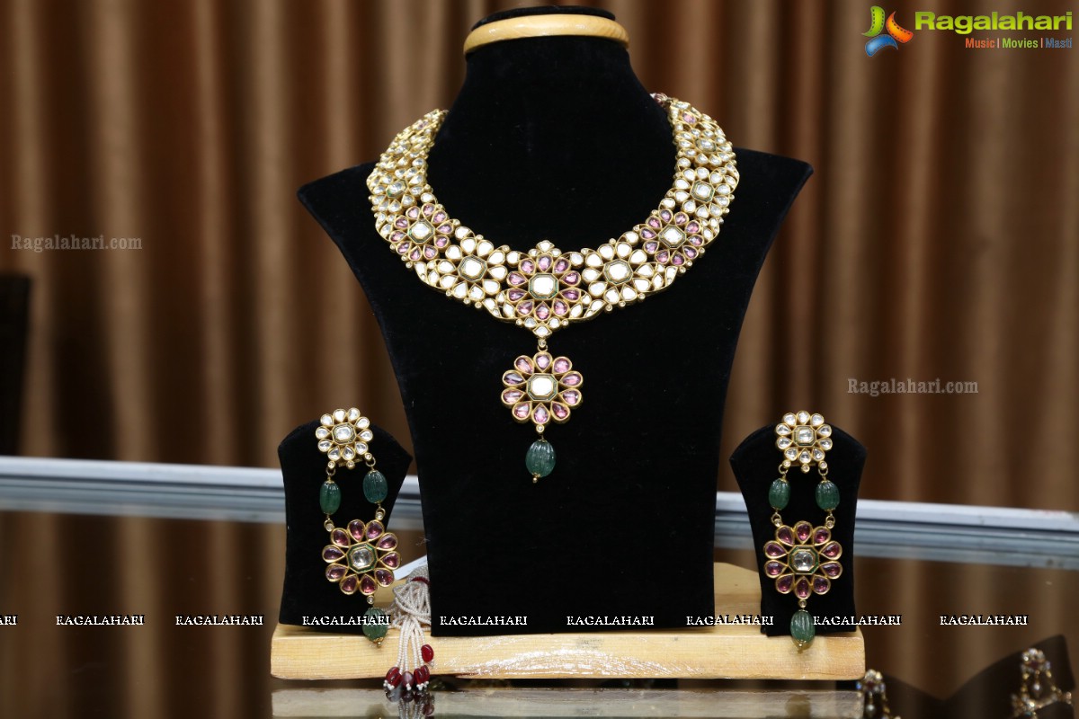 Diamond and Uncut Polki Jewellery Showcase by Shalini Modani at Jubilee Hills International Centre