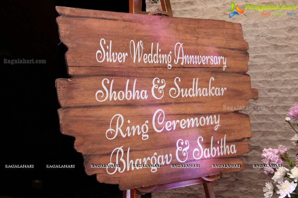 Silver Wedding Anniversary of Sobha & Sudhakar - Ring Ceremony of Bhargav & Sabitha at Park Hyatt