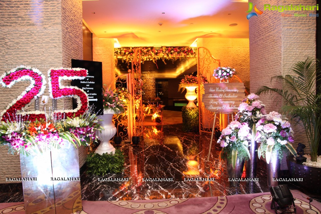 Silver Wedding Anniversary of Sobha & Sudhakar - Ring Ceremony of Bhargav & Sabitha at Park Hyatt