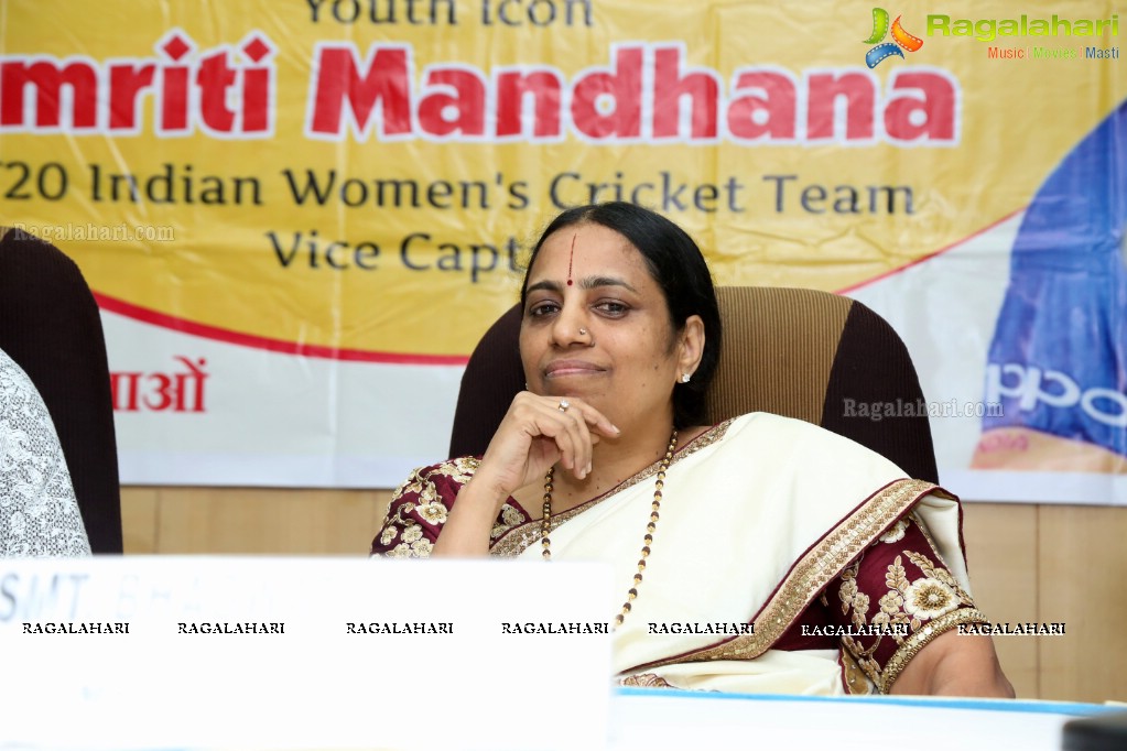 Interactive Session with Smriti Mandhana at KLN Prasad Auditorium, Red Hills