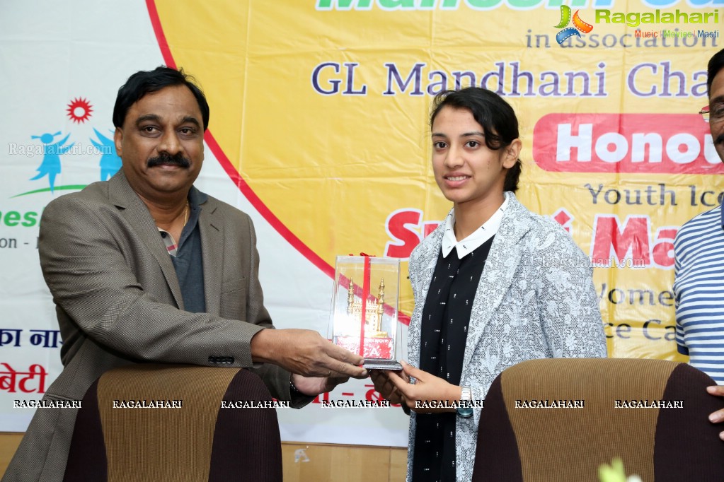 Interactive Session with Smriti Mandhana at KLN Prasad Auditorium, Red Hills