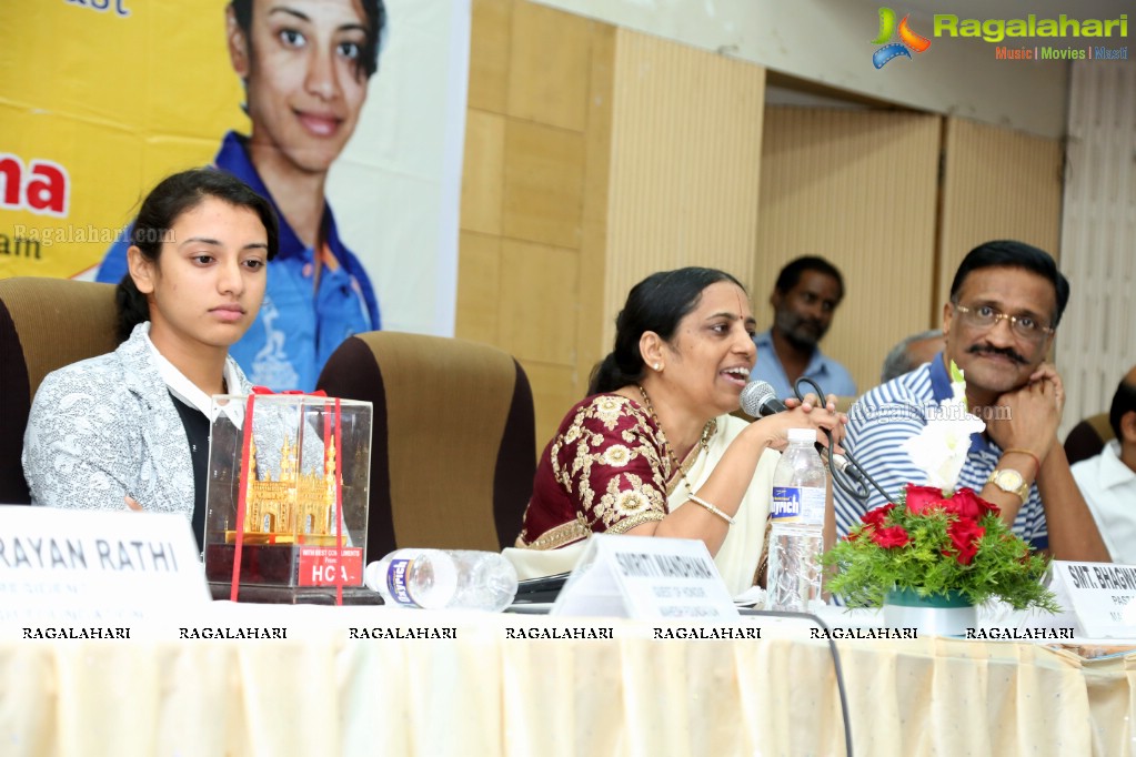 Interactive Session with Smriti Mandhana at KLN Prasad Auditorium, Red Hills