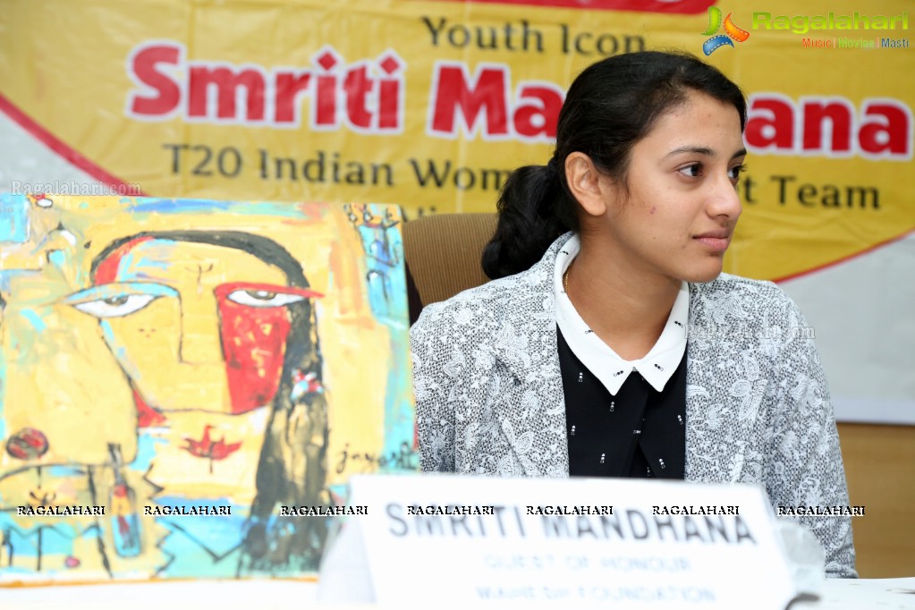 Interactive Session with Smriti Mandhana at KLN Prasad Auditorium, Red Hills