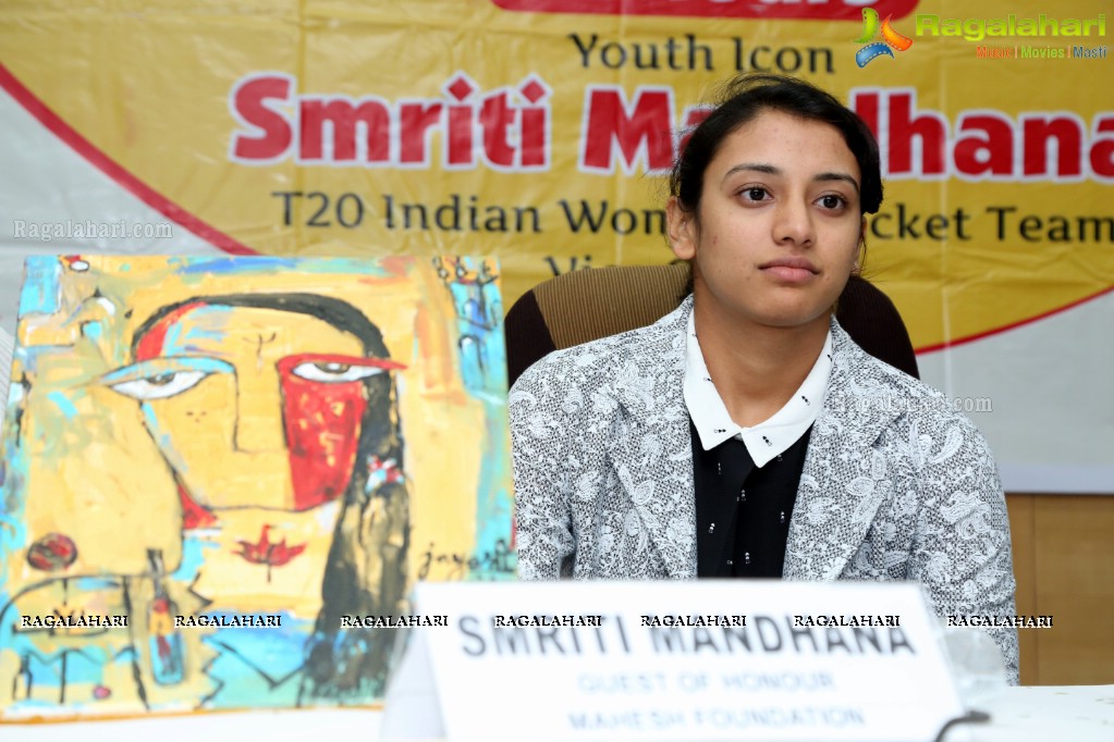 Interactive Session with Smriti Mandhana at KLN Prasad Auditorium, Red Hills