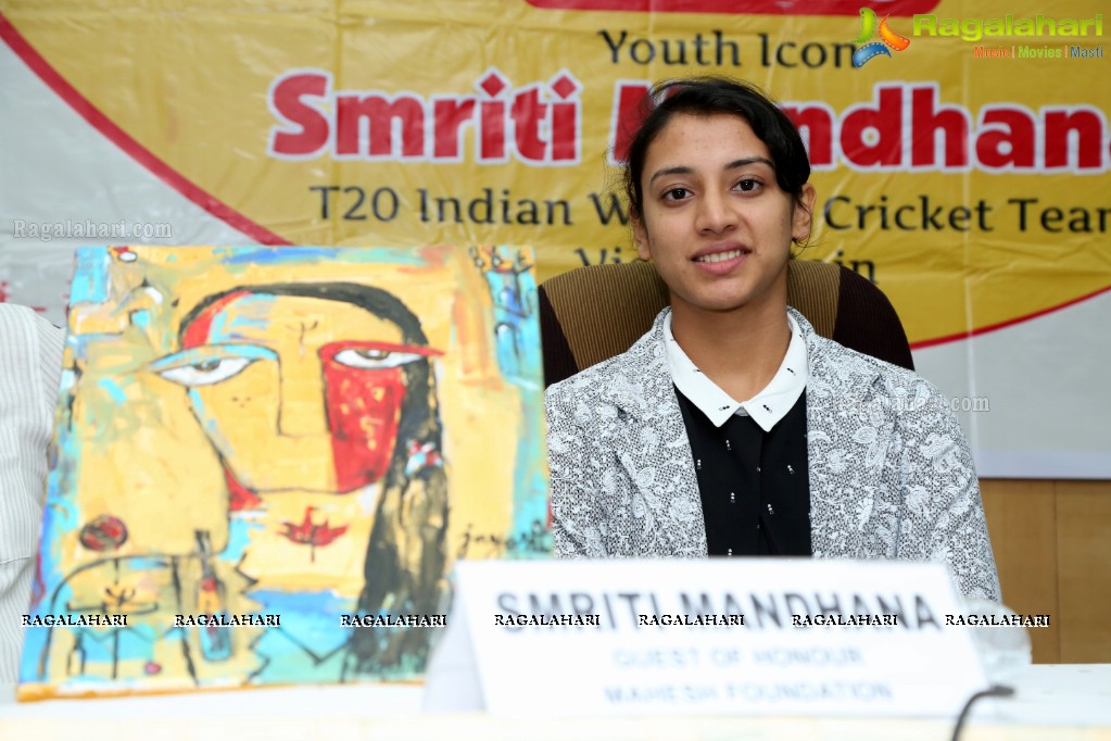 Interactive Session with Smriti Mandhana at KLN Prasad Auditorium, Red Hills