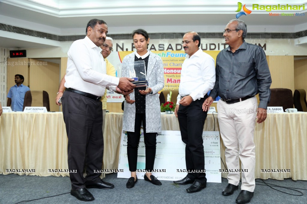 Interactive Session with Smriti Mandhana at KLN Prasad Auditorium, Red Hills