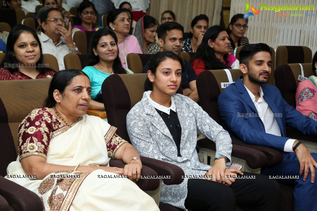 Interactive Session with Smriti Mandhana at KLN Prasad Auditorium, Red Hills