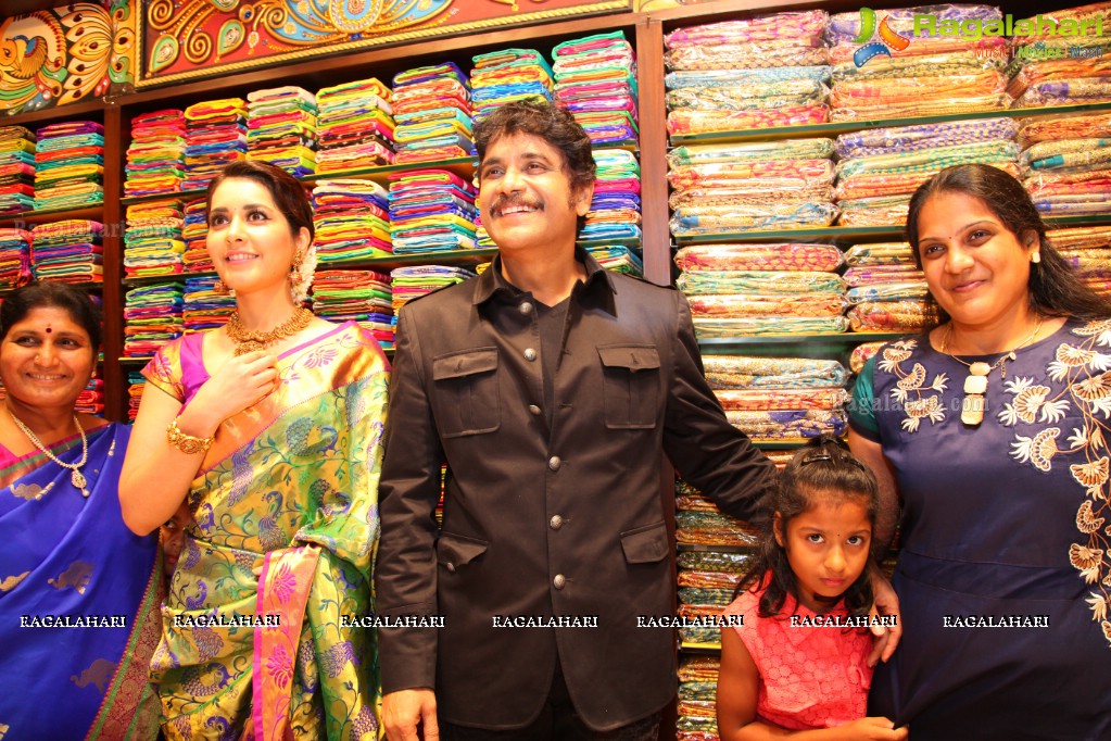 Akkineni Nagarjuna launches South India Shopping Mall at Madinaguda