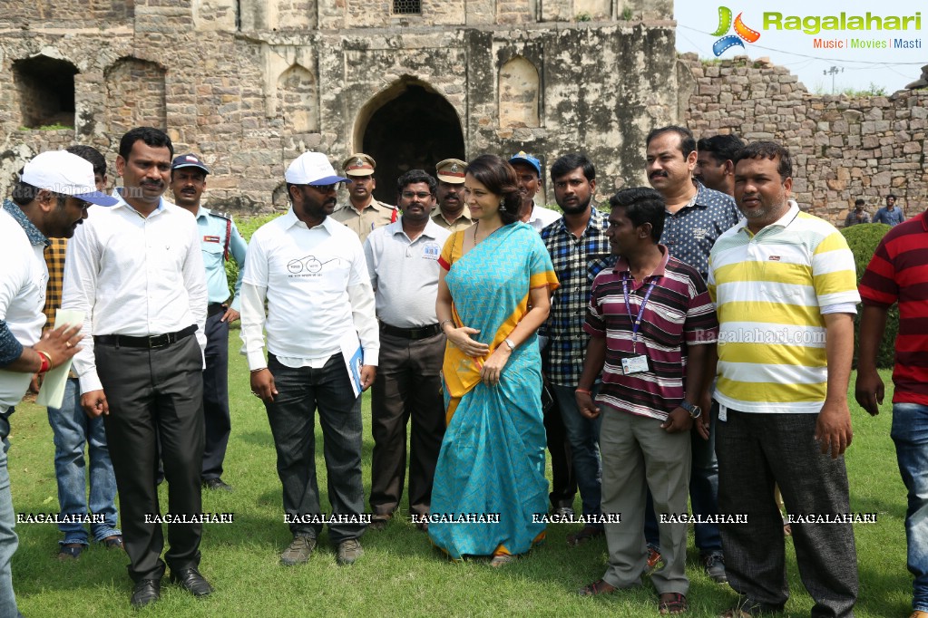 Amala Akkineni flags off Cleaning Program - Swachchata Hi Seva at Golconda Fort