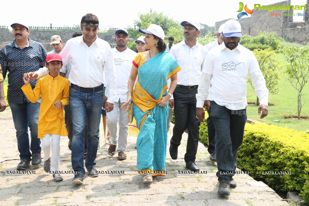 Amala Akkineni flags off Cleaning Program - Swachchata Hi Seva at Golconda Fort