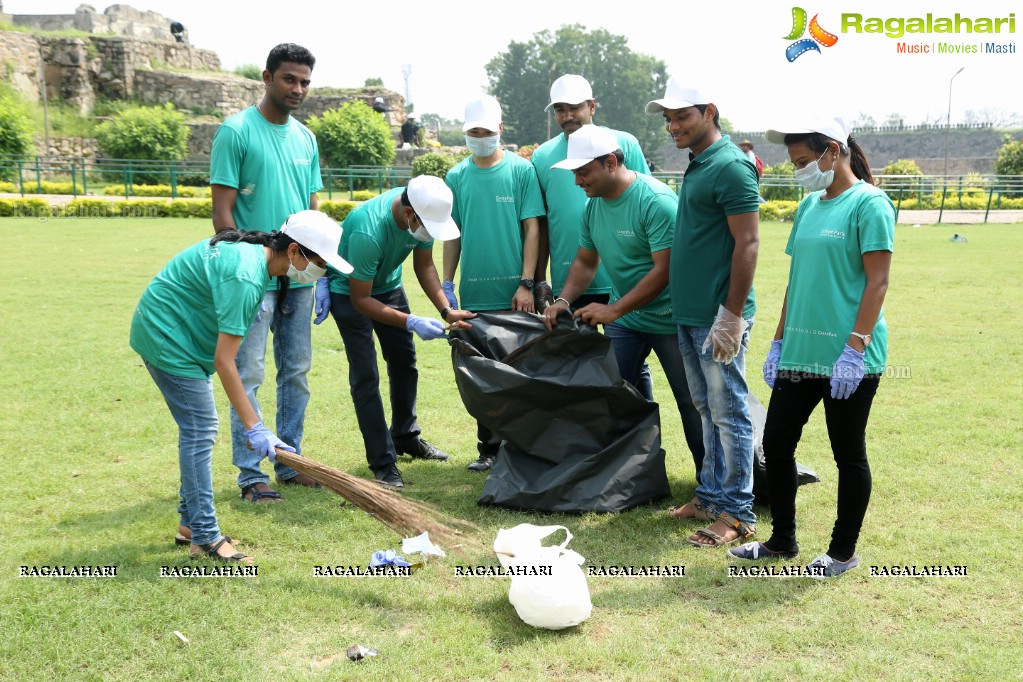 Amala Akkineni flags off Cleaning Program - Swachchata Hi Seva at Golconda Fort