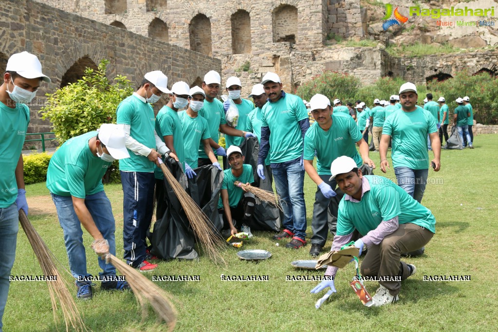 Amala Akkineni flags off Cleaning Program - Swachchata Hi Seva at Golconda Fort