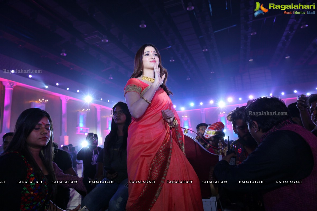 Tamannaah at Dildar Dandiya 2017 (Day 4) at Classic Convention Three, Shamshabad