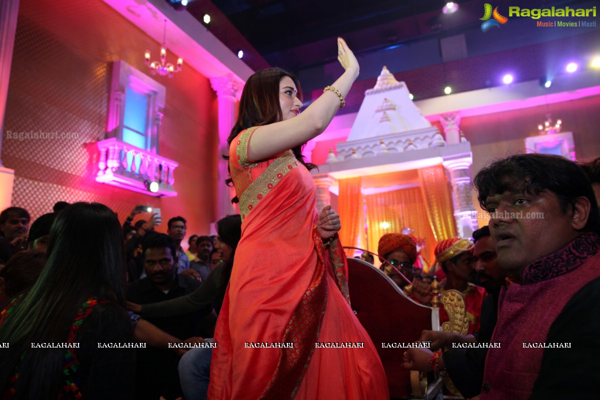 Tamannaah at Dildar Dandiya 2017 (Day 4) at Classic Convention Three, Shamshabad