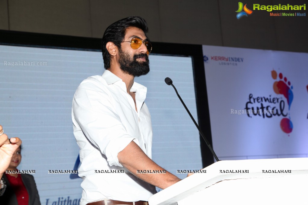 Premiere Futsal Press Meet - Rana Daggubati as co-owner and Brand Ambassador