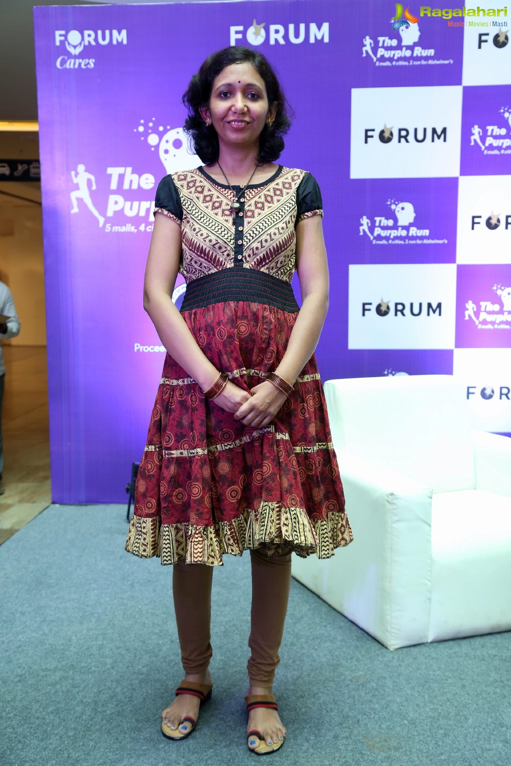 Purple Run Press Meet at Forum Sujana Mall, Hyderabad