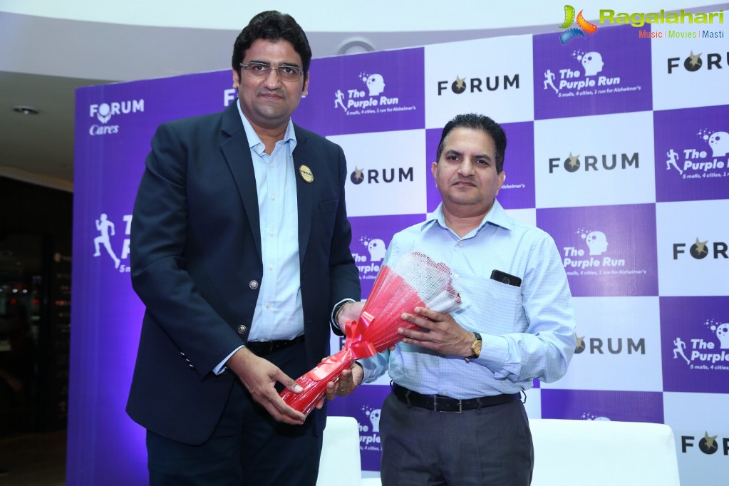 Purple Run Press Meet at Forum Sujana Mall, Hyderabad