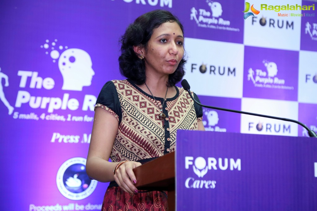 Purple Run Press Meet at Forum Sujana Mall, Hyderabad