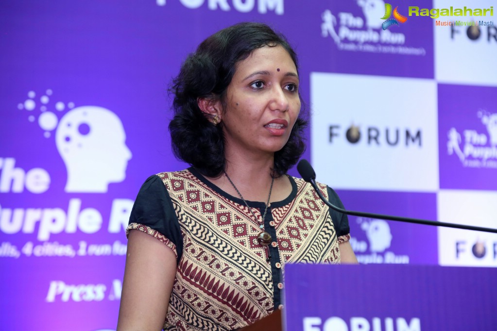 Purple Run Press Meet at Forum Sujana Mall, Hyderabad