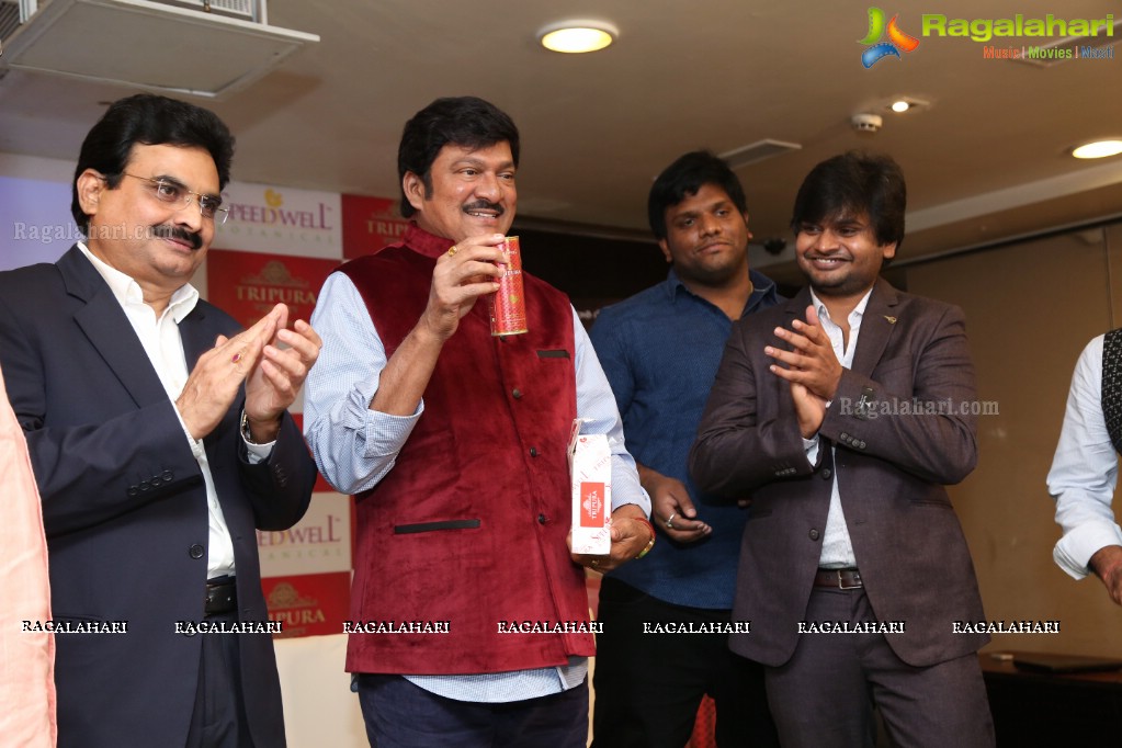 Rajendra Prasad and Lavanya Tripathi launches Tripura Herbal Hair Oil