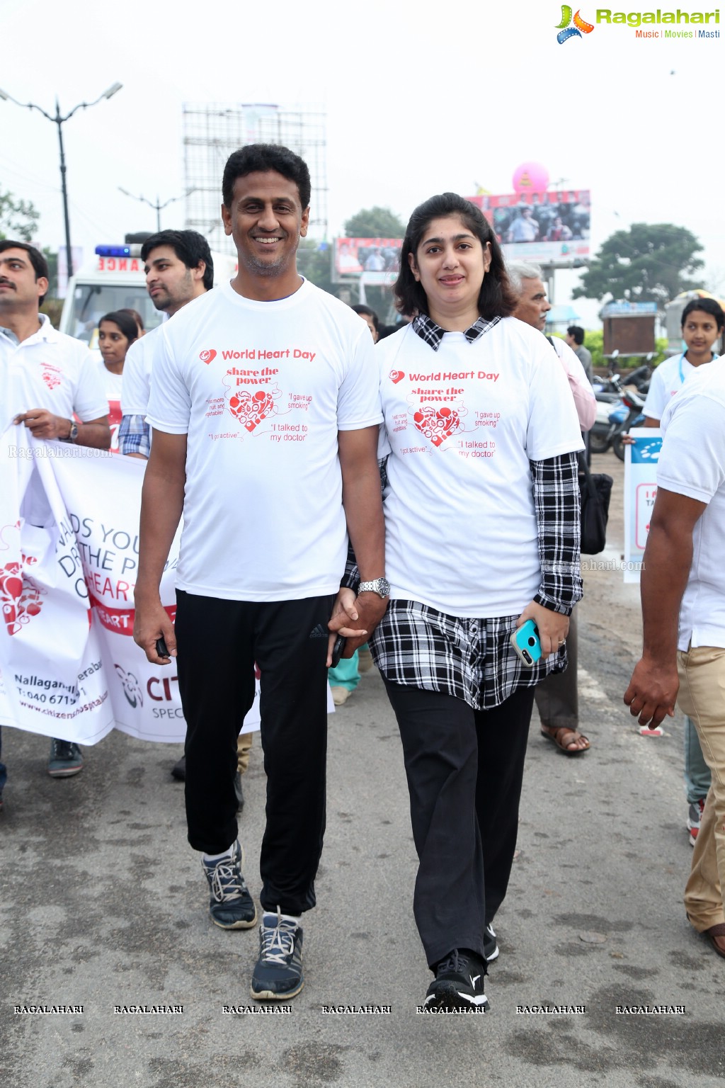 World Health Day 2017 Health Rally by Cardiological Society of India at Necklace Road