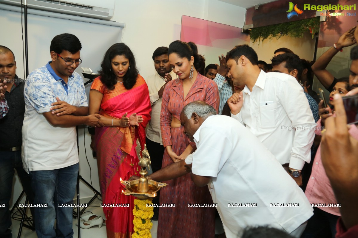 Anasuya launches Green Trends at Kukatpally, Hyderabad