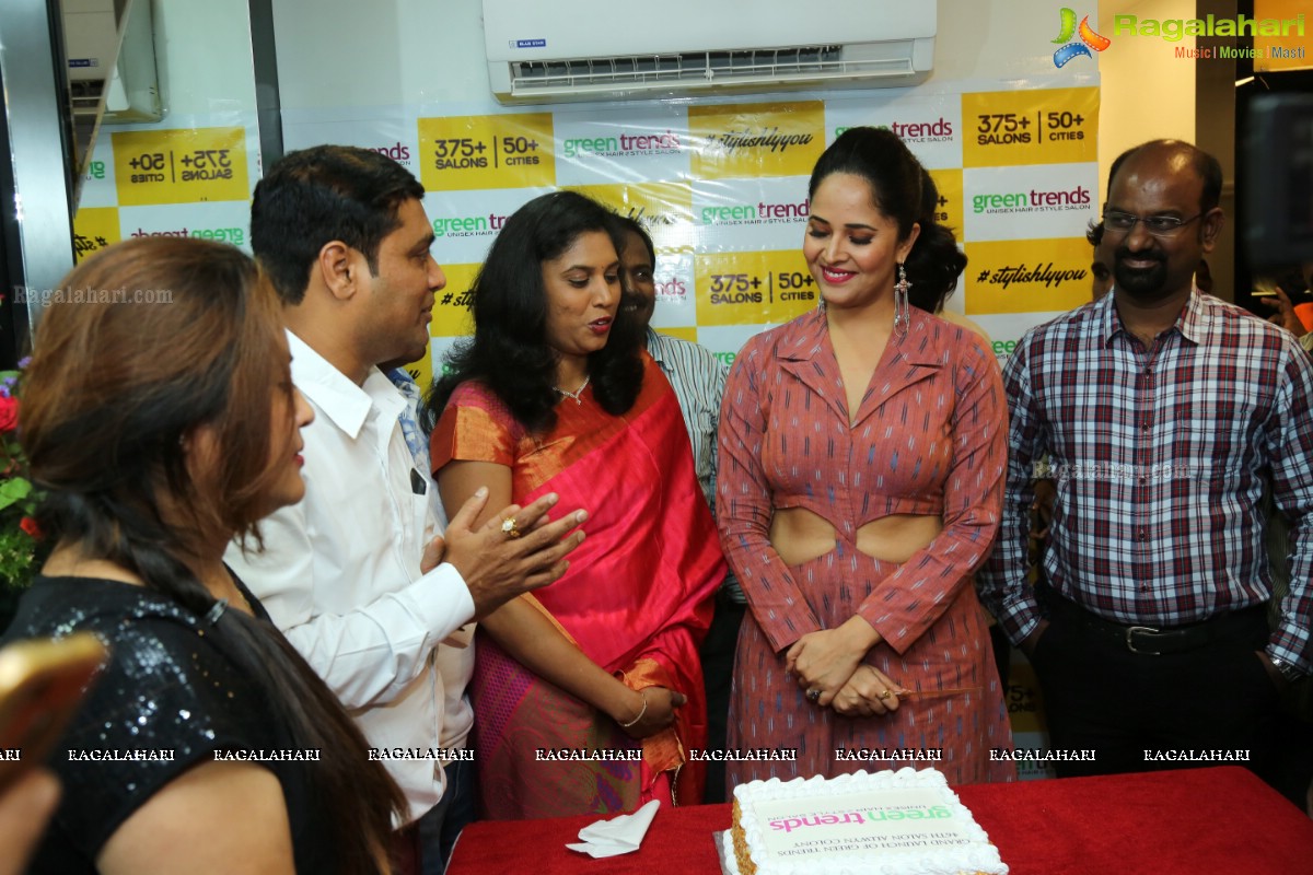 Anasuya launches Green Trends at Kukatpally, Hyderabad