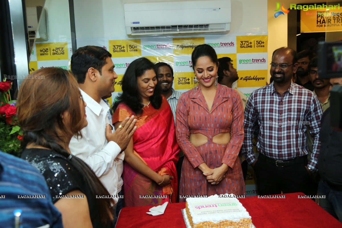 Anasuya launches Green Trends at Kukatpally, Hyderabad