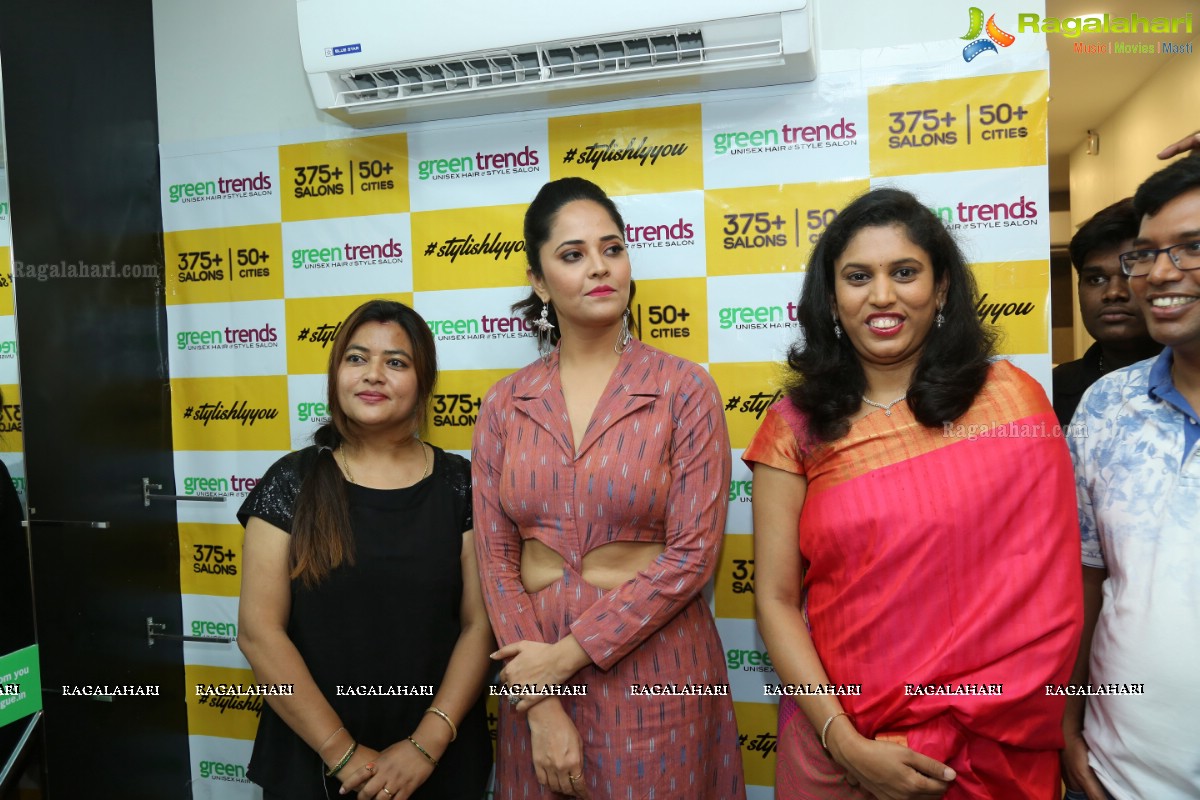 Anasuya launches Green Trends at Kukatpally, Hyderabad