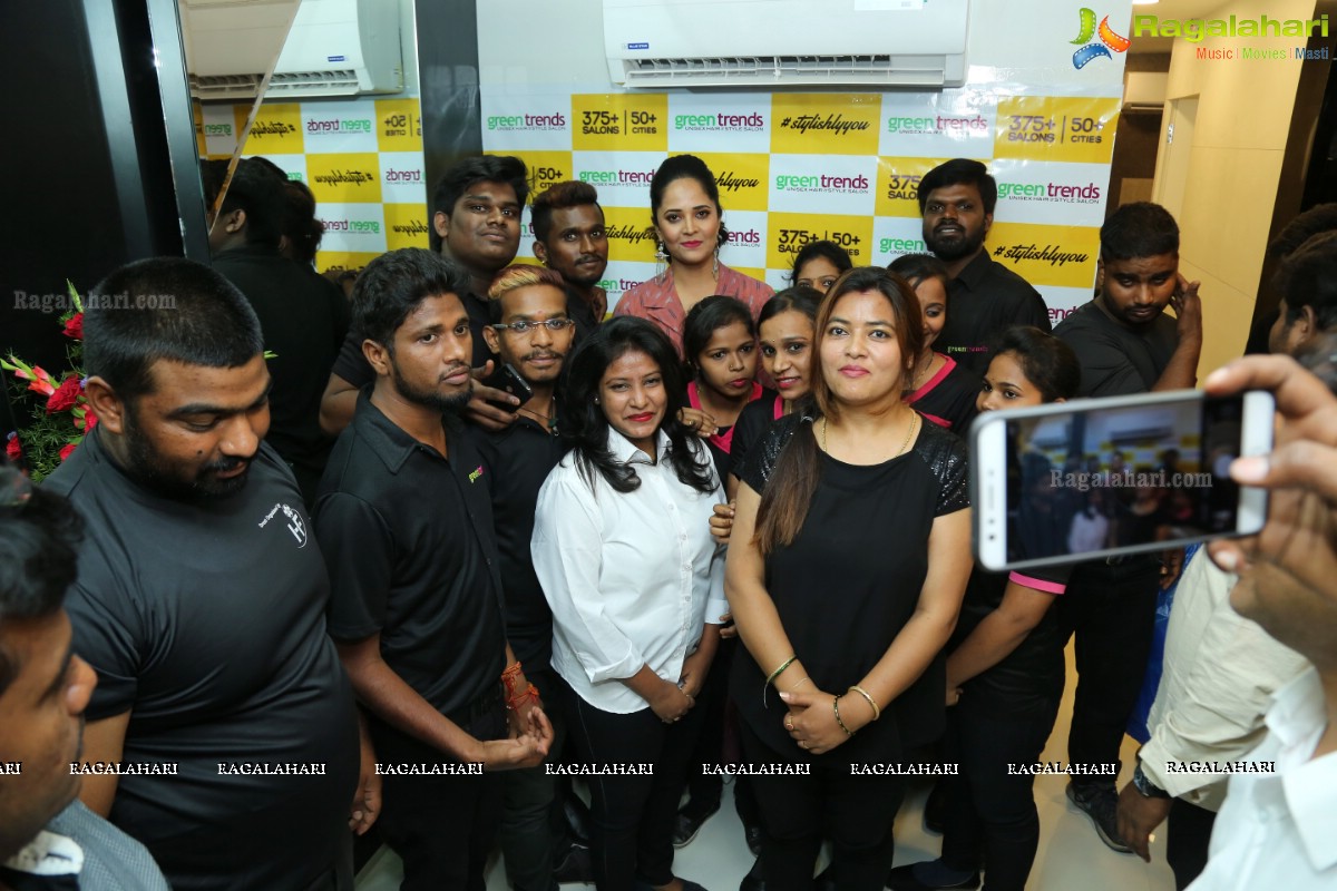 Anasuya launches Green Trends at Kukatpally, Hyderabad