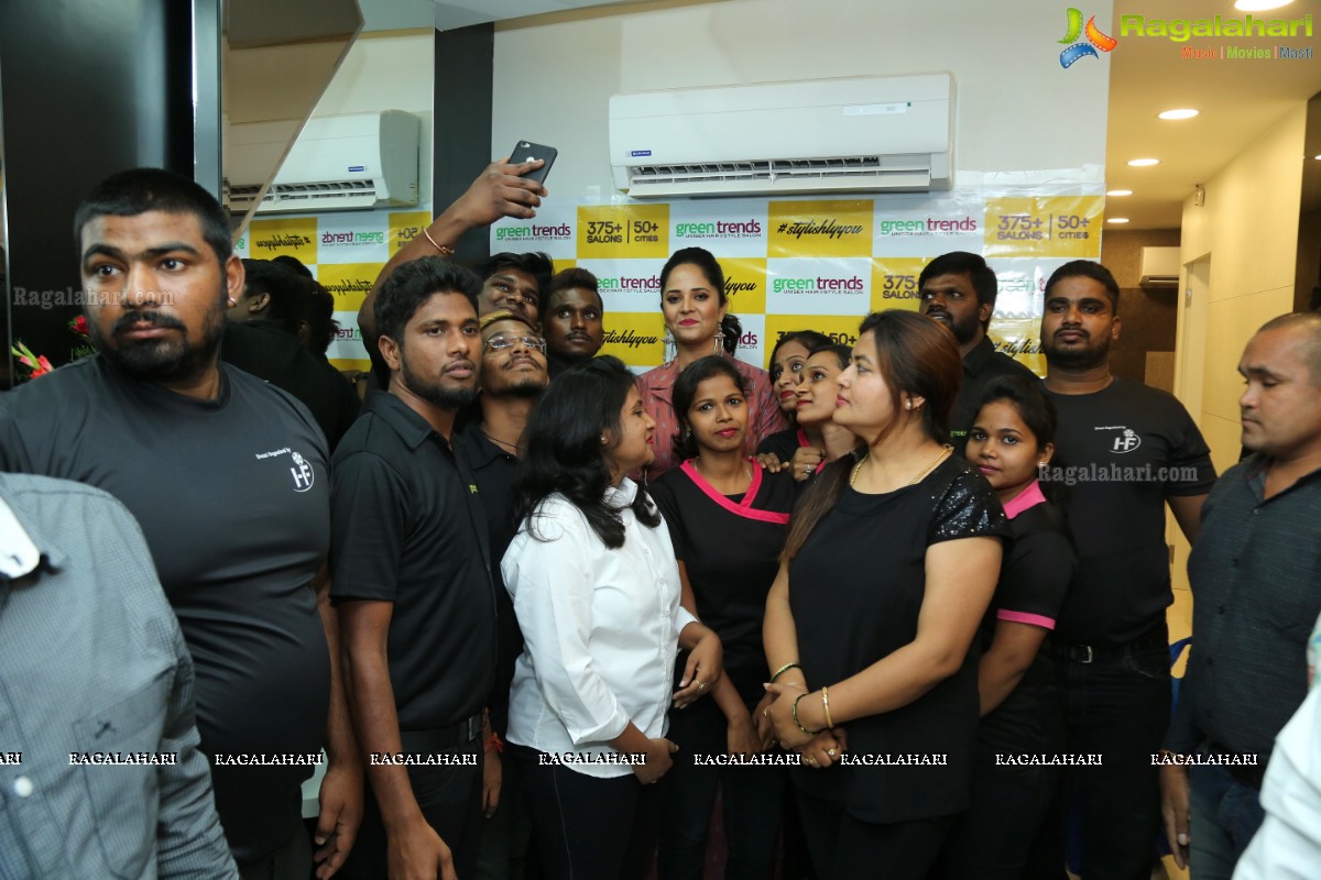 Anasuya launches Green Trends at Kukatpally, Hyderabad