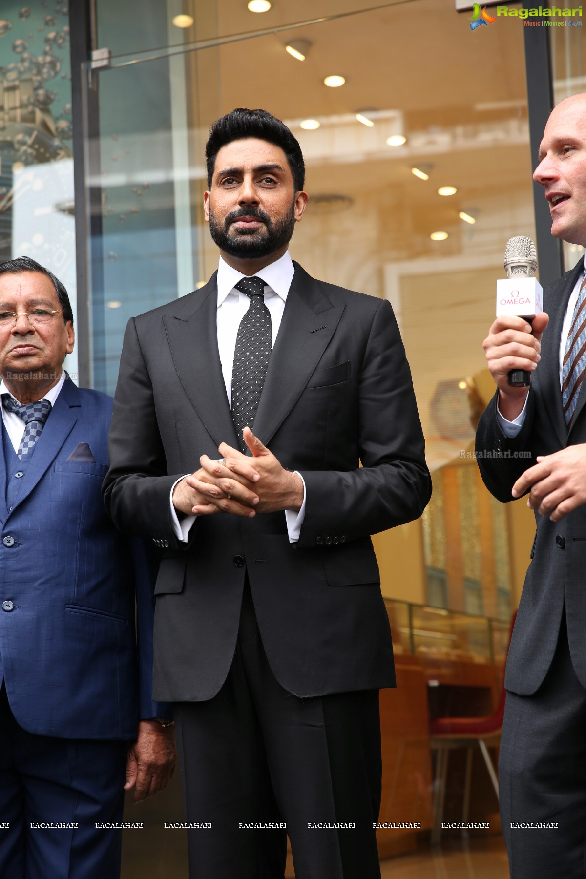 Abhishek Bachchan launches OMEGA Boutique & Seamaster Diver 300M Watch at Omega Boutique, Jubilee Hills, Hyderabad