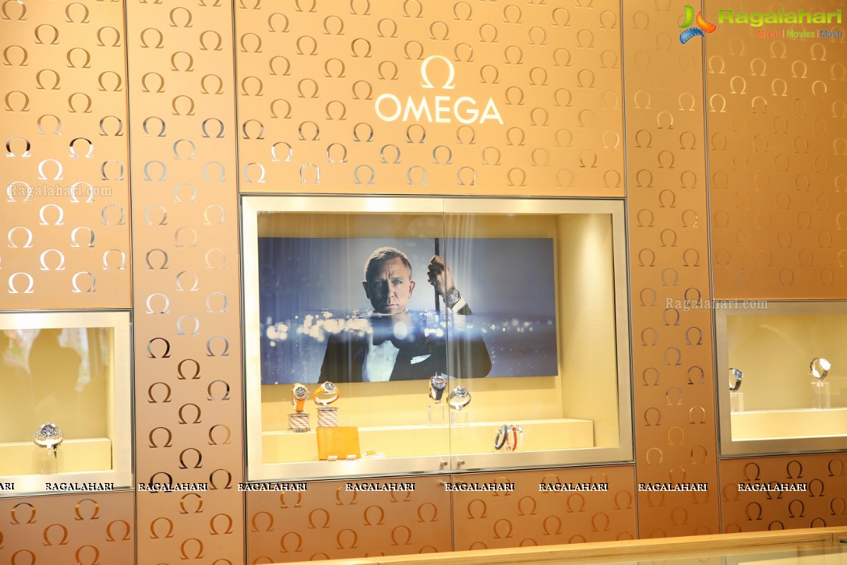 Abhishek Bachchan launches OMEGA Boutique & Seamaster Diver 300M Watch at Omega Boutique, Jubilee Hills, Hyderabad