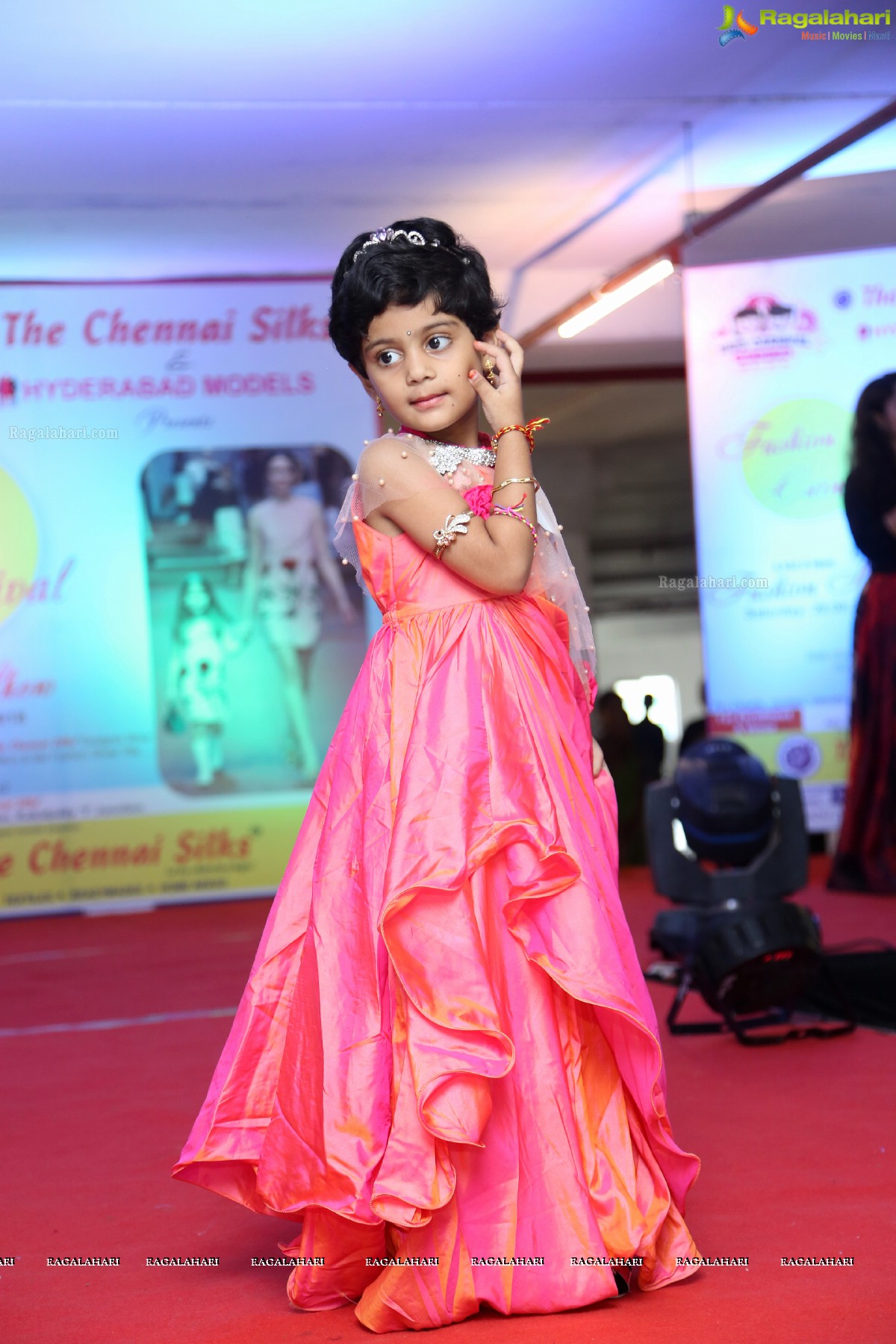 A Kid & Mom fashion Show at The Chennai Silks, Kukatpally