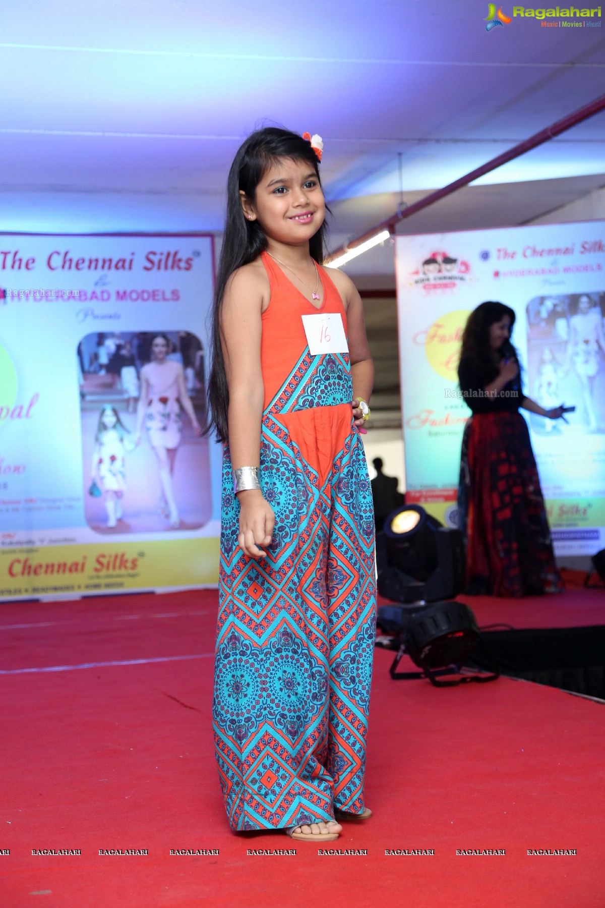 A Kid & Mom fashion Show at The Chennai Silks, Kukatpally