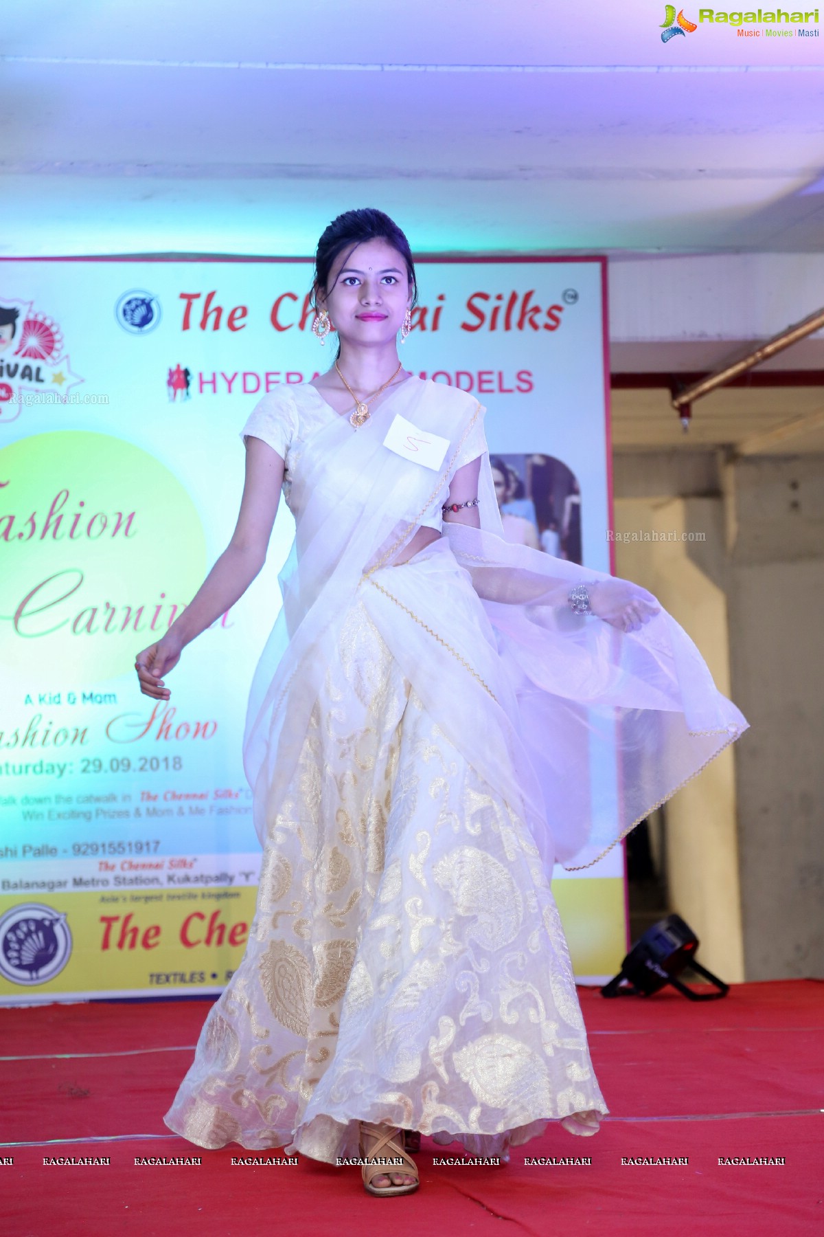 A Kid & Mom fashion Show at The Chennai Silks, Kukatpally