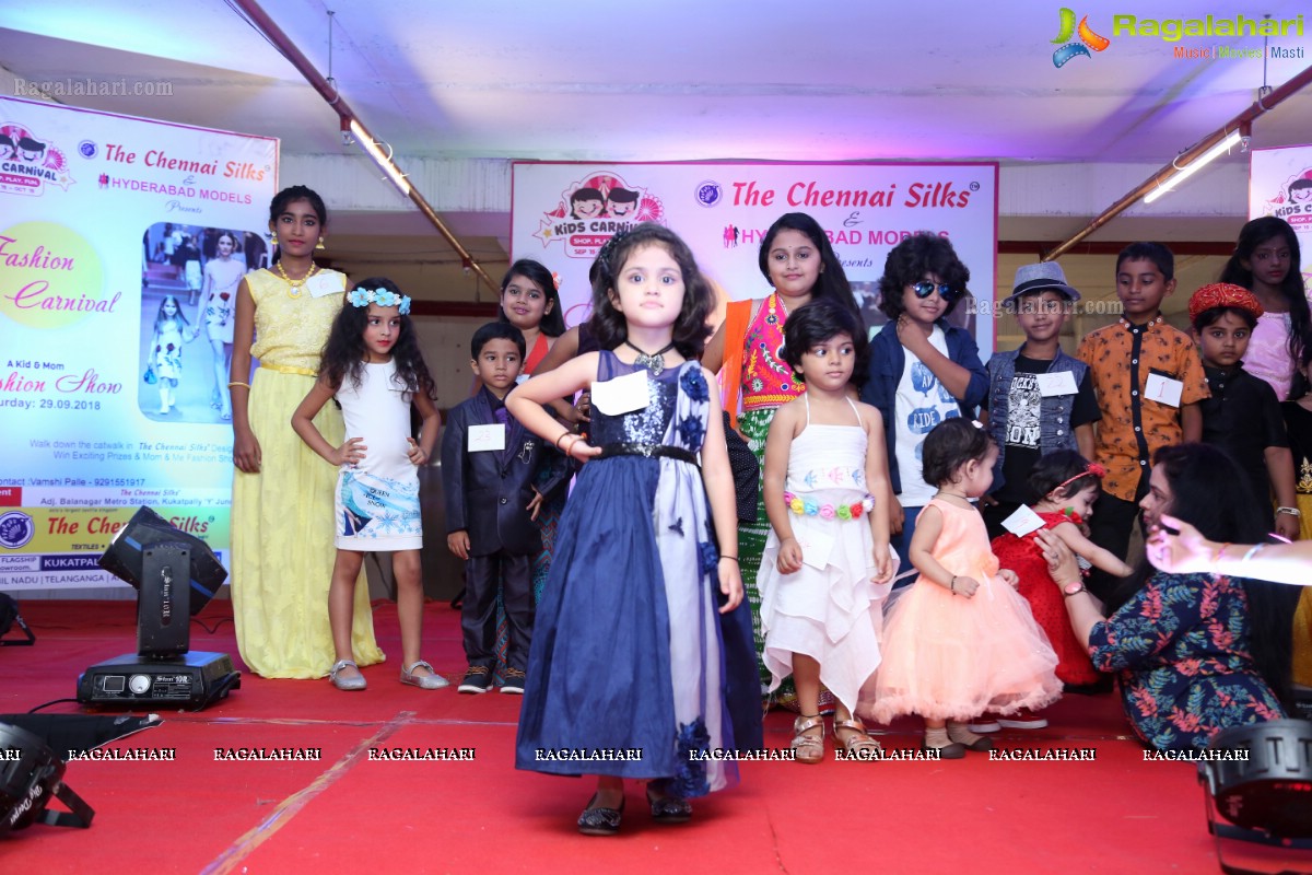 A Kid & Mom fashion Show at The Chennai Silks, Kukatpally