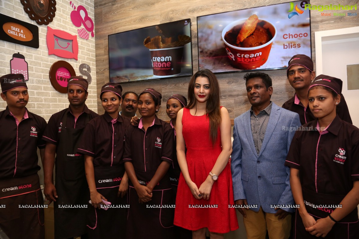 Diksha Panth launches New Flavors at Cream Stone, Punjagutta, Hyderabad