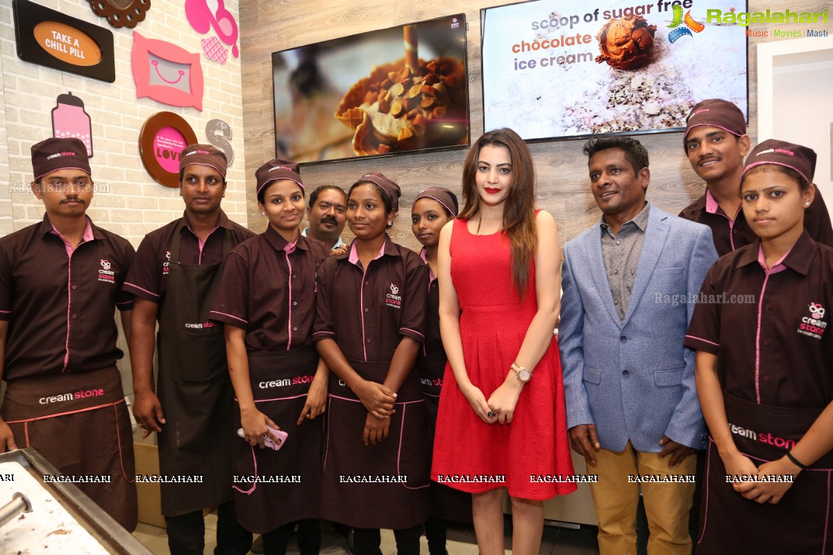 Diksha Panth launches New Flavors at Cream Stone, Punjagutta, Hyderabad