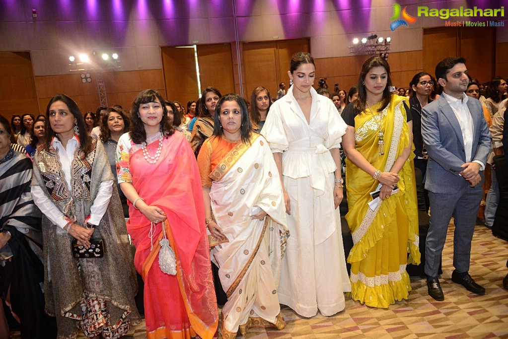 FLO - Deepika Padukone in conversation with Anna Chandy at Hotel Andazby Hyatt, New Delhi