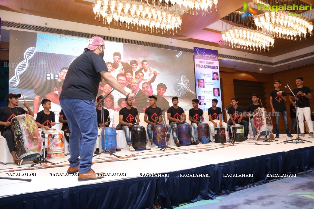 Performance by Dharavi Reloaded by Rotary International, Dist 3150 at Hotel Marigold, Hyderabad
